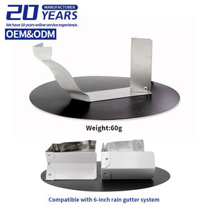 Esquina <span class=keywords><strong>de</strong></span> canalón <span class=keywords><strong>de</strong></span> aluminio para sistema <span class=keywords><strong>de</strong></span> drenaje <span class=keywords><strong>de</strong></span> lluvia Recubierto interior/exterior anodizado para apartamento <span class=keywords><strong>de</strong></span> Villa - Product Image 2