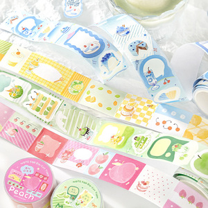 เทปไดคัทแบบเขียนได้ 1 ม้วนสำหรับฉลากและของตกแต่งสำหรับงาน DIY - Product Image 1
