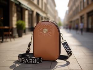 Borsa a Tracolla Ovale Rigida da Donna in PP Monocolore con Chiusura a Cerniera per Tutte le Stagioni - Product Image 2