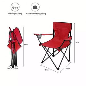 Chaise pliante de plage portable, robuste, professionnelle, haute pression, compacte, mini, universelle, durable, légère - Product Image 4