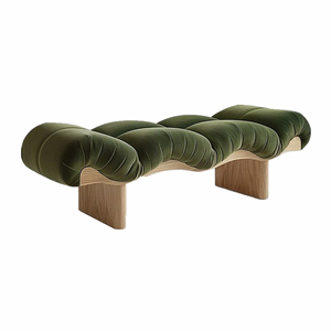 Banco <span class=keywords><strong>de</strong></span> Terciopelo Moderno Italiano, Mueble Suave para Sala <span class=keywords><strong>de</strong></span> Estar, para Hotel y Villa, Banco para Zapatos Multiusos y Otomana para Sofá - Product Image 4