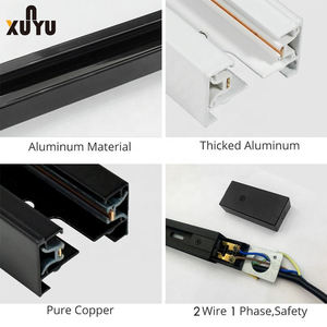 <span class=keywords><strong>Rail</strong></span> <span class=keywords><strong>de</strong></span> guidage pour éclairage <span class=keywords><strong>Led</strong></span> 24W, <span class=keywords><strong>3</strong></span> broches, 4 supports ajustables, système d'éclairage sur <span class=keywords><strong>Rail</strong></span>, pour plafond - Product Image 6