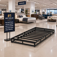 Bestseller Matratzenuntergestell mit Geräuscharmem Design 3500lbs Tragfähigkeit für Mietwohnungen Hochbelastbarer Stahlrahmen