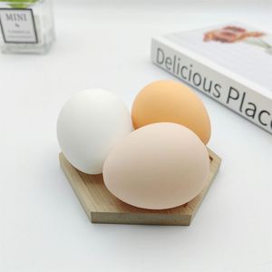 6CM Prank Boiled <b>Egg</b> Fidget <b>Toy</b> Squeeze <b>Toy</b> Unbreakable Bouncy TPR Foam Taba <b>Toy</b> Decompression Fidget <b>Toys</b> - Product Image 4