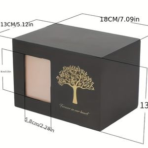 Custom the Home of Angels <strong>Pet</strong> Urns <strong>for</strong> Ashes Wooden Loss <strong>Pet</strong> Sympathy <strong>Remembrance</strong> <strong>Gift</strong> Optional With Dog Angel or Cat Angel - Product Image 5