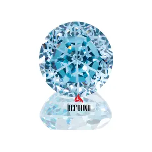 Befind – coupe spéciale ronde coupe neige CZ 7mm zircone cubique pierre précieuse en vrac diamant simulé