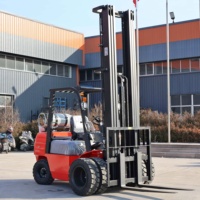 Chariot élévateur GPL fiable au meilleur prix, 3 tonnes, 3,5 tonnes, 4 tonnes, 5 tonnes, CE, nouveau moteur, tout-terrain, prix abordable