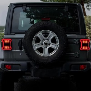 JK 2007-2018 <b>LED</b> Tail <b>Lights</b> JL Style - Smoked Lens with Sequential Turn Signals - Product Image 6