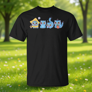 Camiseta de manga corta con estampado digital de tigres lindos y divertidos, unisex, para adultos, con cuello redondo - Product Image 2