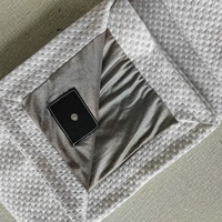 Couverture de protection EMF en fibre d'argent anti-radiation avec cordon de mise à la terre