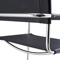 Silla de Comedor de Lujo de Estilo Nórdico Moderno y Minimalista con Estructura de Acero Inoxidable y Asiento Acolchado, Muebles para Comedor