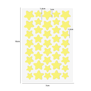 Patchs Hydrocolloïdes Étoile Pentagramme pour l'Acné – Nettoyage, Absorption et Couverture des Imperfections – Soin Visage Tous Types de Peau - Product Image 4