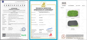 Thanh Châu L010 Tổng Hợp Mini Bóng Đá <span class=keywords><strong>Turf</strong></span> Thảm 30Mm Đống Chiều Cao Không-Infill Sân Bóng Đá Cỏ Nhân Tạo - Product Image 2