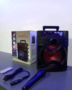 Nhà Máy Giá Cả Đã Sẵn Sàng Để Tàu 8 Inch Loa Âm Thanh Box 3.7V Nhỏ Mini Di Động Âm Nhạc Loa - Product Image 3