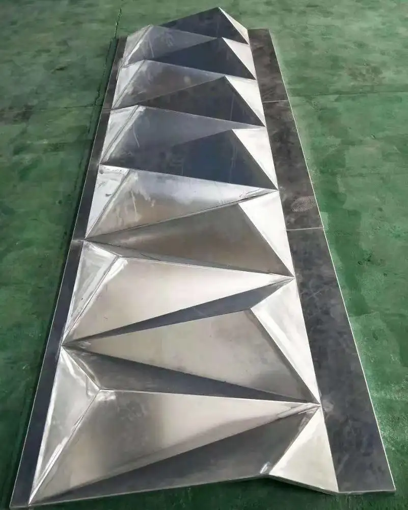 3D الألومنيوم سقف تعليق ألواح للحائط حائط ساتر الكسوة التصاميم