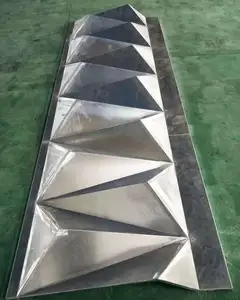 3D Aluminium Roof Suspension Wall Panel Curtain Wall Cladding Designs