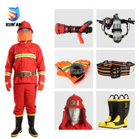 Combinaison de pompier EN469 orange jaune doré PBI, protection contre la chaleur et les produits chimiques, combinaison de lutte contre les incendies