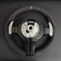 Volant personnalisable en cuir pour entreprise, 3 branches, 40 mm, pour BMW Série 1-7 F30 E90, carbone TY