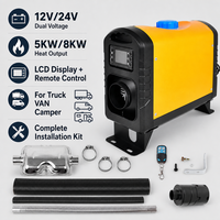Nouveau modèle de chauffage au diesel à air DC12V/24V/220V tout-en-un, chauffage de stationnement portable autonome pour camping-cars Webasto