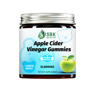 Custom Label Intestinal Comfort Gummies with Vitamin B6 B12 Plant Extract <b>Supplement</b> Apple Cider Vinegar Gummies - Product Image 1