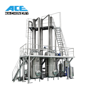 Evaporador de película descendente de circulación Ace 100L/200L/300L/500L/Hr, separador evaporador de película descendente para procesamiento de leche y alimentos - Product Image 1