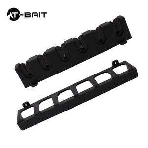 Accessoires de pêche en gros de haute qualité outils de <span class=keywords><strong>canne</strong></span> à pêche présentoir Vertical <span class=keywords><strong>support</strong></span> de <span class=keywords><strong>canne</strong></span> à pêche <span class=keywords><strong>mural</strong></span> en plastique - Product Image 5