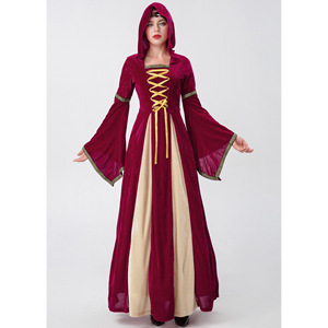 Costumes d'Halloween Costumes de <span class=keywords><strong>robe</strong></span> de bal rétro Costumes de fête nobles du <span class=keywords><strong>Moyen</strong></span> Âge pour femmes adultes - Product Image 5