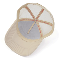 Personnalisé 100% coton 3D broderie Patch 5 panneaux camionneur chapeaux Vintage unisexe sergé tissu décontracté sportif en plein air