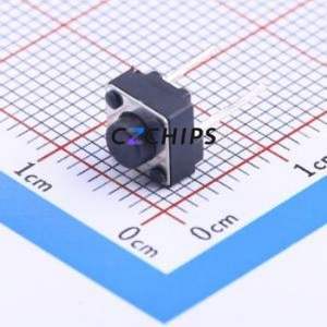 K2-1104DZ-C4SW-01 Tactile Switch Through hole Component THT,6x6mm Switch Single Pole Single Throw Round Button 2.5N Through Hole - Product Image 2