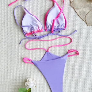 YY5338 Японская спортивная одежда для подростков и молодых девушек, лидер продаж, сексуальные азиатские женщины в 18 бикини, купальники с различными узорами с принтом - Product Image 5