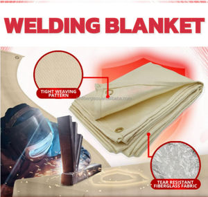 Все размеры сверхмощное сварочное одеяло 3,0 мм толщина огнестойкое стекловолокно термостойкий защитный коврик противопожарное одеяло - Product Image 4