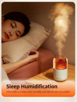 Humidificateur électrique Volcano pour la maison, bureau, chambre à coucher, haute diffusion de brume, lampe d'ambiance multicolore, diffuseur d'arômes pour voiture, USB, usage domestique, 1 an