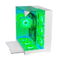 Boîtier PC de jeu RGB pour gamer, nouvelle conception Pcooling Micro ATX, panneau en verre personnalisé, fabrication OEM.