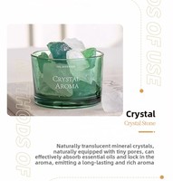 Huile essentielle d'aromathérapie, extrait naturel pur de plantes, notes florales, spécialement conçue pour les pierres diffuseuses en cristal ; Huile