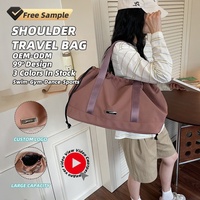 Bolsa de Hombro Deportiva, de Gran Capacidad, con Cordón, Asa Resistente, Bolsillo Antirrobo, para Viajes, Senderismo y Compras, Entrega Rápida