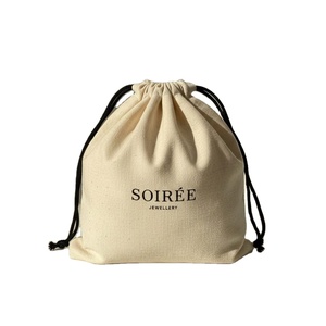 Bolsa de Algodón Muselina Orgánica con Logotipo Personalizado, Bolsa Ecológica con Cordón para Zapatos, Bolsa para Empacar Ropa y Bolsos - Product Image 1
