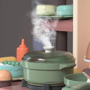 Giocattolo Musicale Luminoso a Batteria 2023, Vaporiera Rotante con Nebulizzatore, Gioco di Cucina per Bambini, Grande Set Cucina Giocattolo - Product Image 2