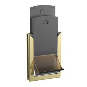 Vente en gros de porte en <span class=keywords><strong>aluminium</strong></span> robuste à double rabat pour animaux de compagnie résistant aux intempéries pour chiens chats style classique moderne pour la vie - Product Image 5