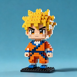 Bloques de Construcción Creativos Personalizados de Anime IP <span class=keywords><strong>BRICK</strong></span>, Colección de Mini Figuras, Juego de Bloques de Construcción para Niños, Regalo de Cumpleaños, Festividades - Product Image 1