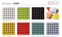 Carrelage de décoration en porcelaine glacée et brillante, mosaïque de couleur noire, 291x291mm, vente en gros, offre spéciale