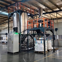 Machine de remplissage pneumatique de sacs tonnables LEIZ avec système de pesage quantitatif pour granulés chimiques, plastiques et poudres