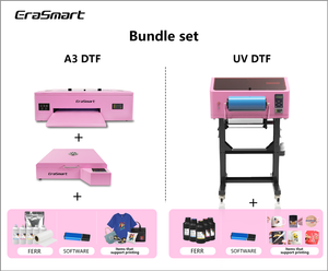 Impresora Erasmart de 35CM UV DTF Cups Wraps, impresora adhesiva de inyección de tinta CMYK, barniz UV DTF con laminador - Product Image 2