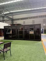 Maison pliable mobile, mini-maison préfabriquée en acier, conteneur modulaire, dortoirs temporaires, bâtiments de bureaux, écoles, ateliers