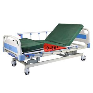 Lit d'hôpital réglable CE ISO à 3 manivelles, lit médical à <span class=keywords><strong>domicile</strong></span> - Product Image 3