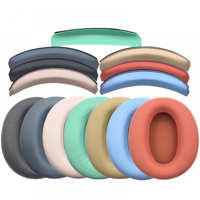 Protein Leather Earpads Headband for Edifier Headphones Soft Memory Foam Ear Pad Replacement for Free Pro W820NB Free Pro K820NC