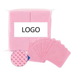 Lint Free Square Non Woven Cotton Pads Disposable Cleaning Wipes For <b>Nail</b> Polish Remover <b>Nail</b> <b>Extension</b> Glue Eyelash Adhesive No - Product Image 1