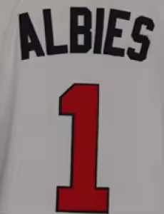 Hommes 1 Ozzie Albies <span class=keywords><strong>13</strong></span> Acuna JR 27 Austin Riley Vente en gros Maillot de baseball brodé Maillot respirant grande taille Chemises - Product Image 5