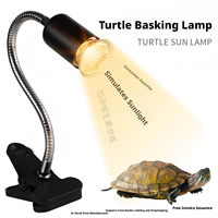 Lampe chauffante UVB à spectre complet pour reptiles, lumière de bain de soleil pour tortues, terrarium, supplément de calcium, lumière solaire