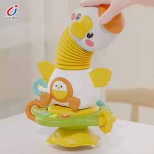 Chengji tables de jeux à manger bébé <span class=keywords><strong>ventouse</strong></span> toupie <span class=keywords><strong>jouet</strong></span> amusant jouets d'apprentissage oie chaise haute <span class=keywords><strong>ventouse</strong></span> toupie bébé jouets - Product Image 2