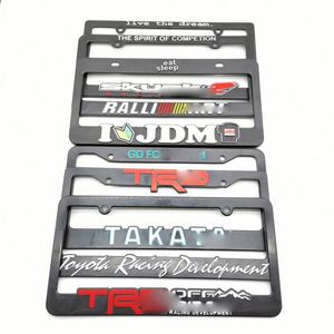 USA Standard Size Custom Design Durable Cartoon Car License Plate <b>Frame</b> ABS Material Decorative UV Printed Japan Anime Crafts - Product Image 3